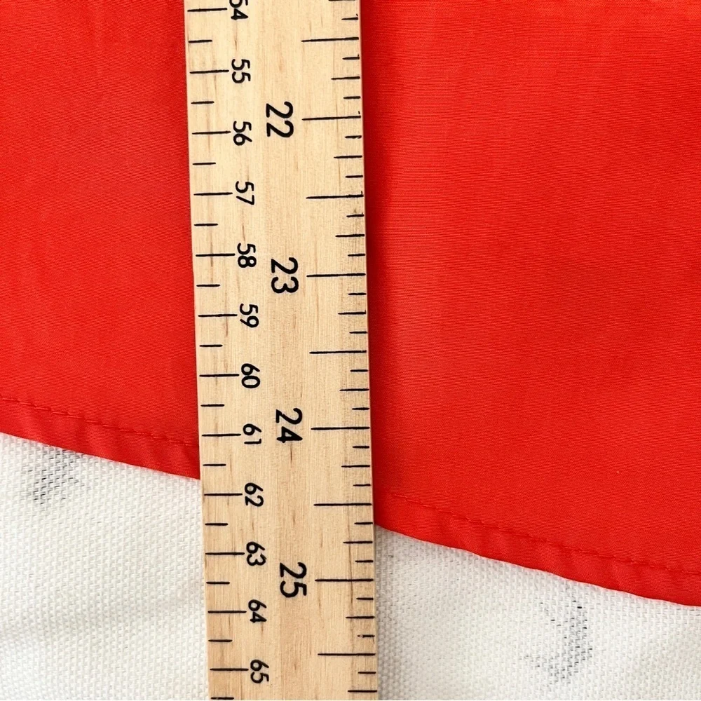 Anthropologie Bordeaux Orange Asymmetrical Colorblock Sleeveless Blouse – Medium - Picture 9 of 11